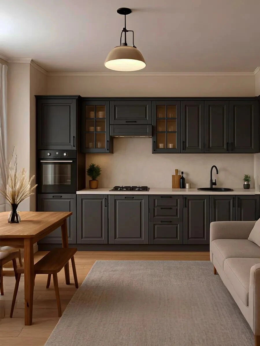 Кухонный гарнитур Николь-1 3м, материал корпуса ЛДСП, материал фасада МДФ